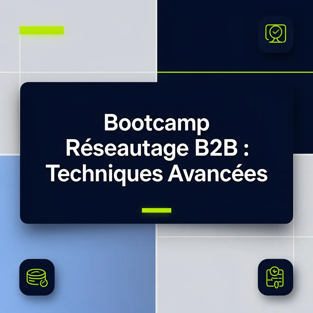 Bootcamp Réseautage B2B : Techniques Avancées