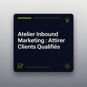 Atelier Inbound Marketing : Attirer Clients Qualifiés
