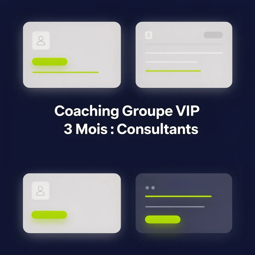 Coaching Groupe VIP 3 Mois : Experts Consultants