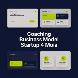 Coaching Business Model Startup 4 Mois