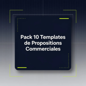 Pack 10 Templates de Propositions Commerciales